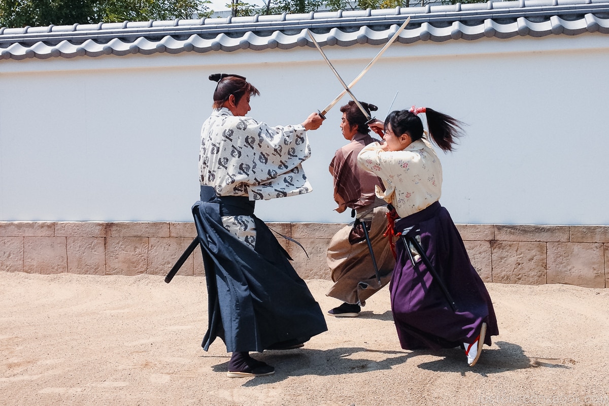 Cosplay Samurai Fight at Toei Kyoto Studio Park