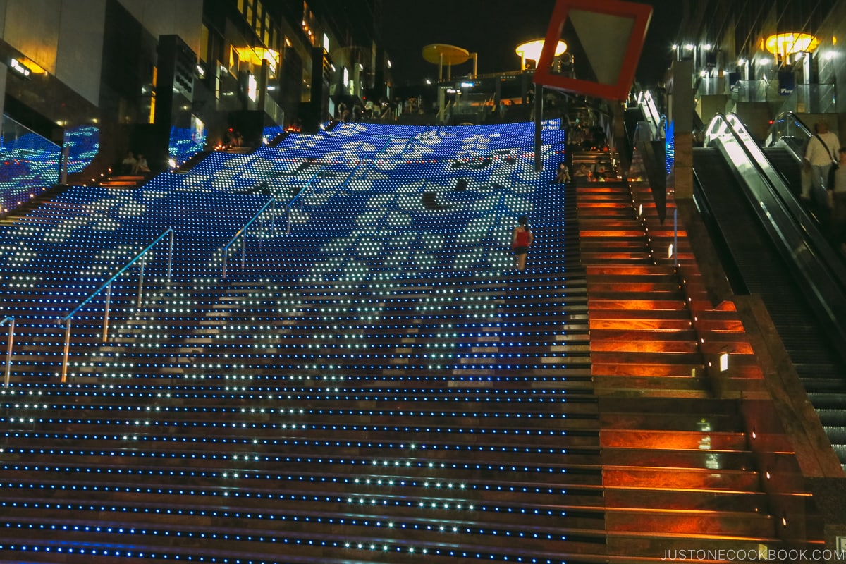 Night Illumination at Kyoto Station