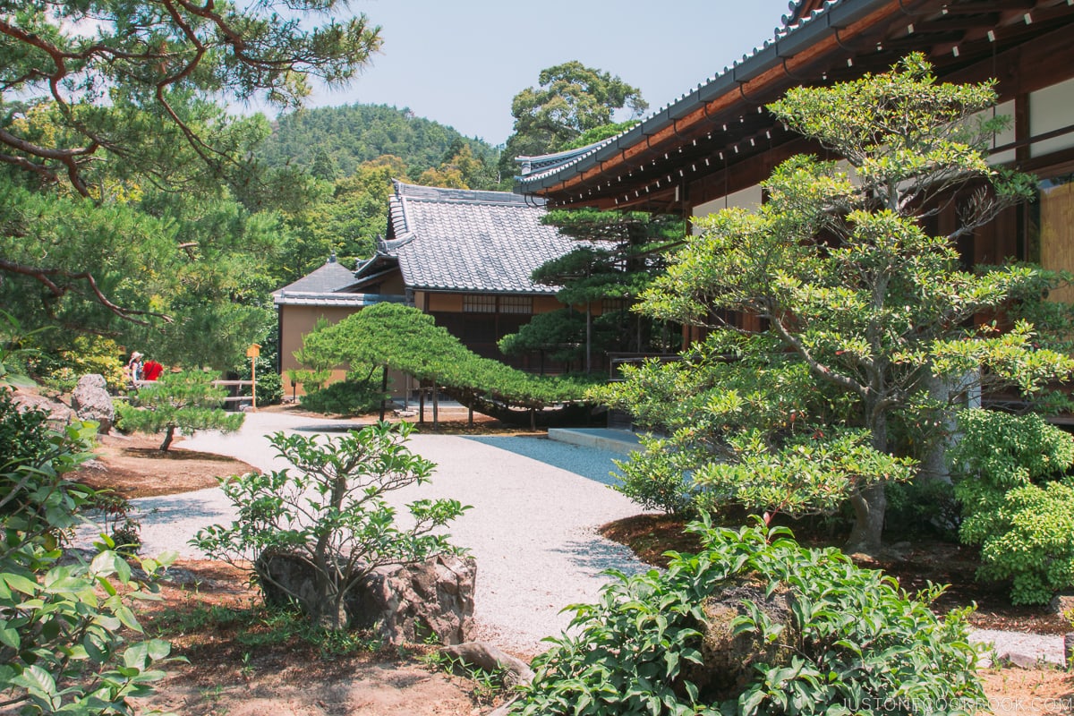 Zen Garden at Kinkaku-ji The Golden Pavilion