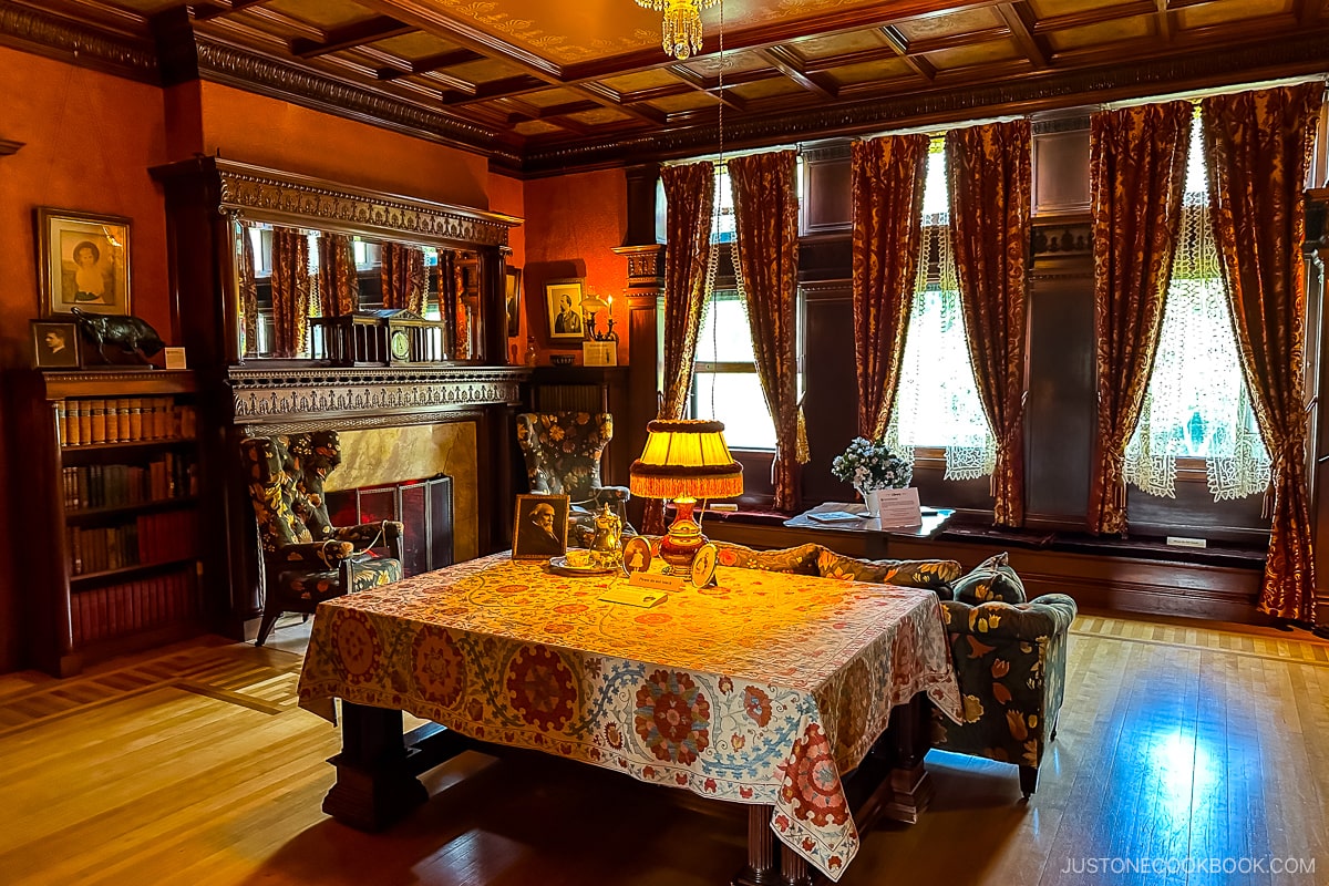 one of the rooms at James J. Hill House