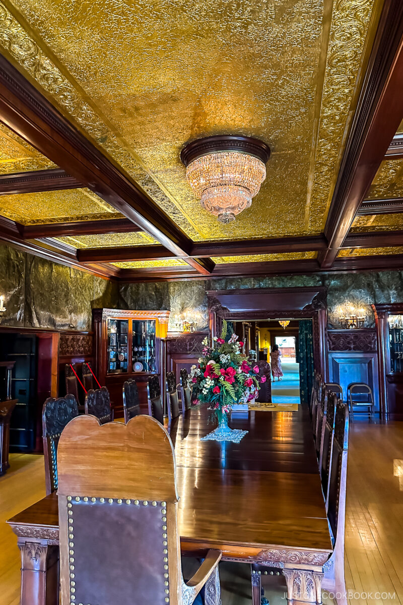 the dining room at James J. Hill House