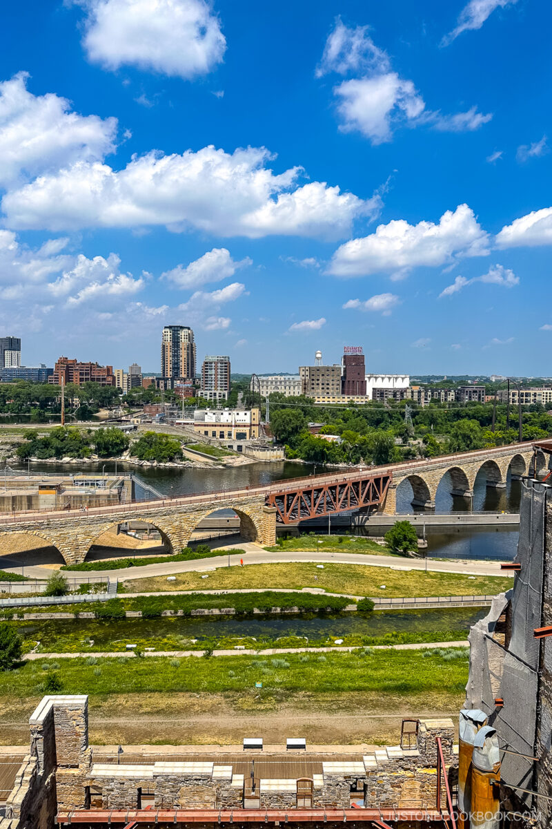 view of Stone Arch Bridge