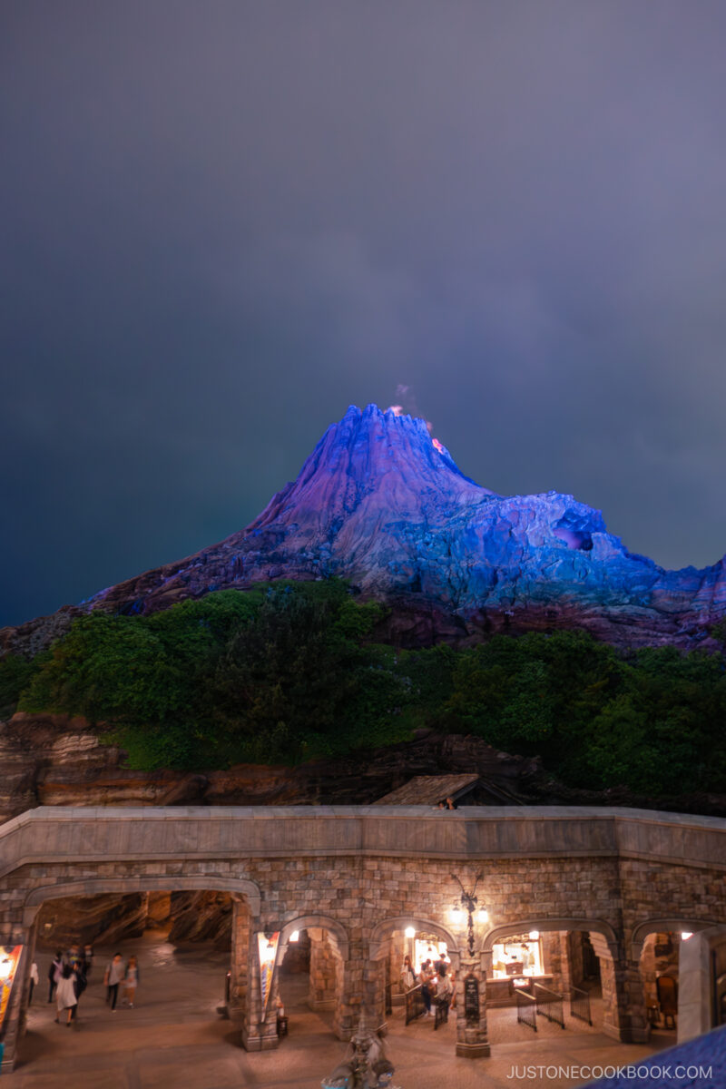 Tokyo DisneySea Myserious Island at night