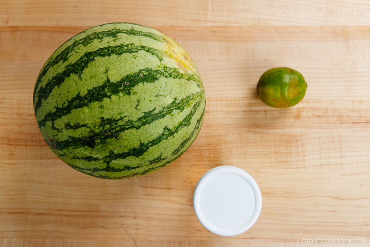 Homemade Watermelon Juice Ingredients