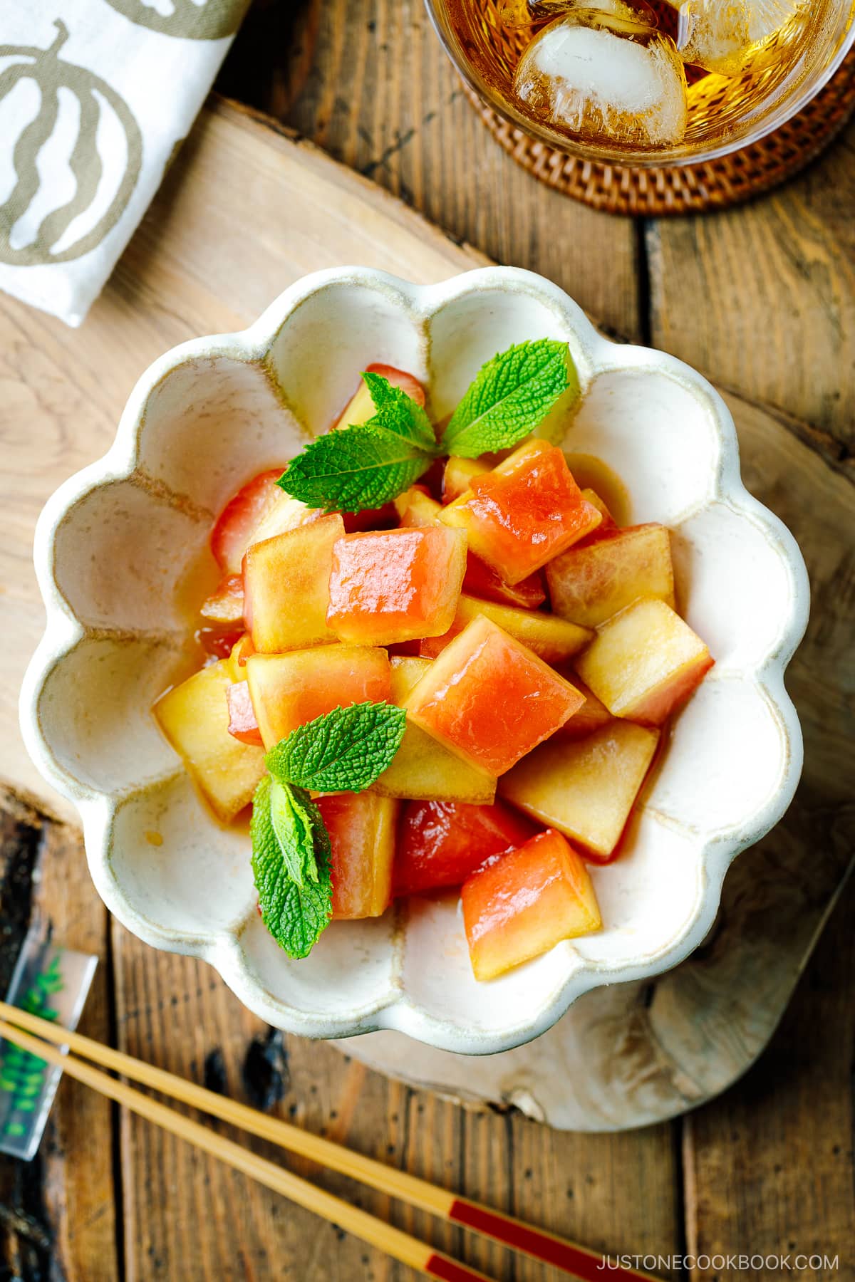 Pickled Watermelon Rind (Video) スイカの漬物 • Just One Cookbook photo