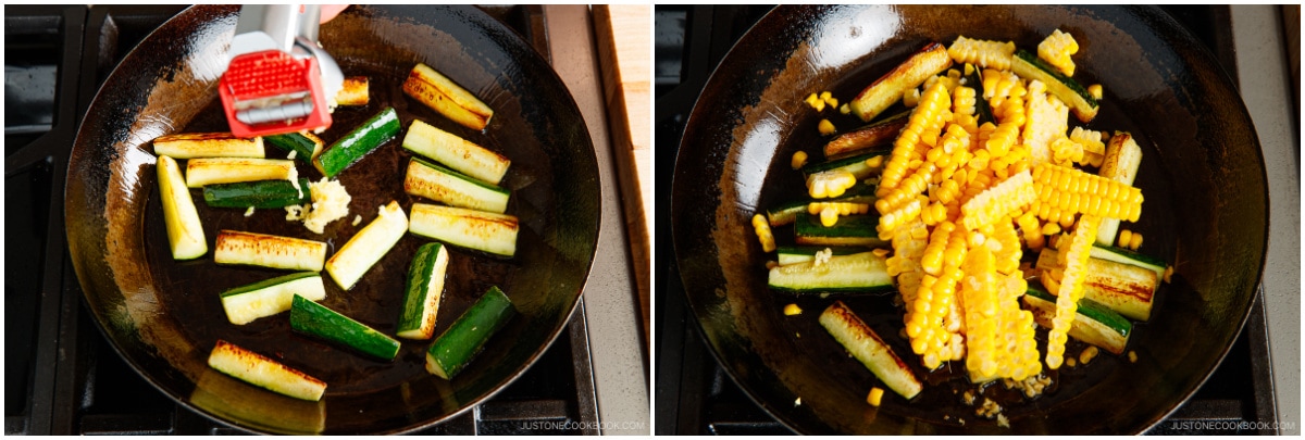 Zucchini Corn Stir Fry 6