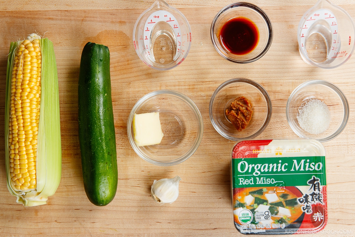 Zucchini Corn Stir Fry Ingredients