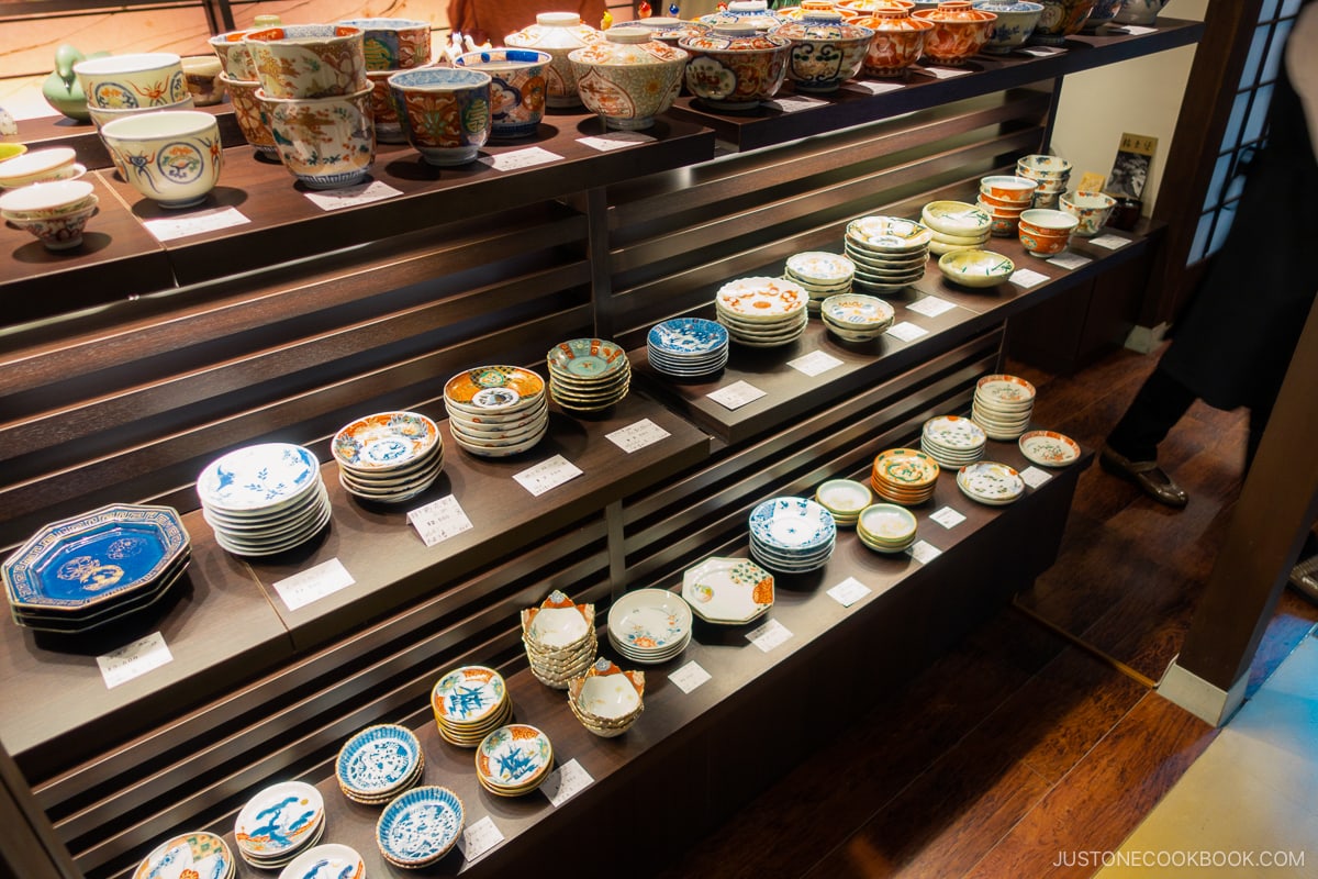 Traditional handmade plates and bowls