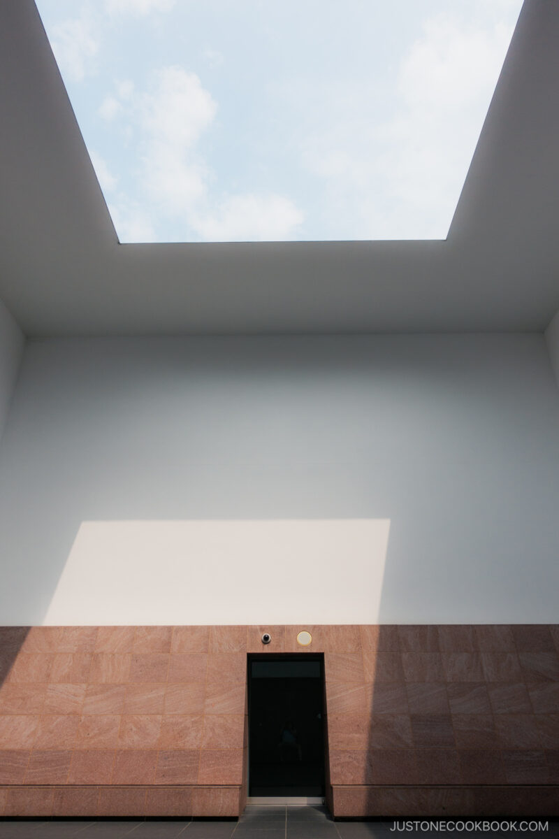 21st Century Museum of Contemporary Art light and shadows over doorway