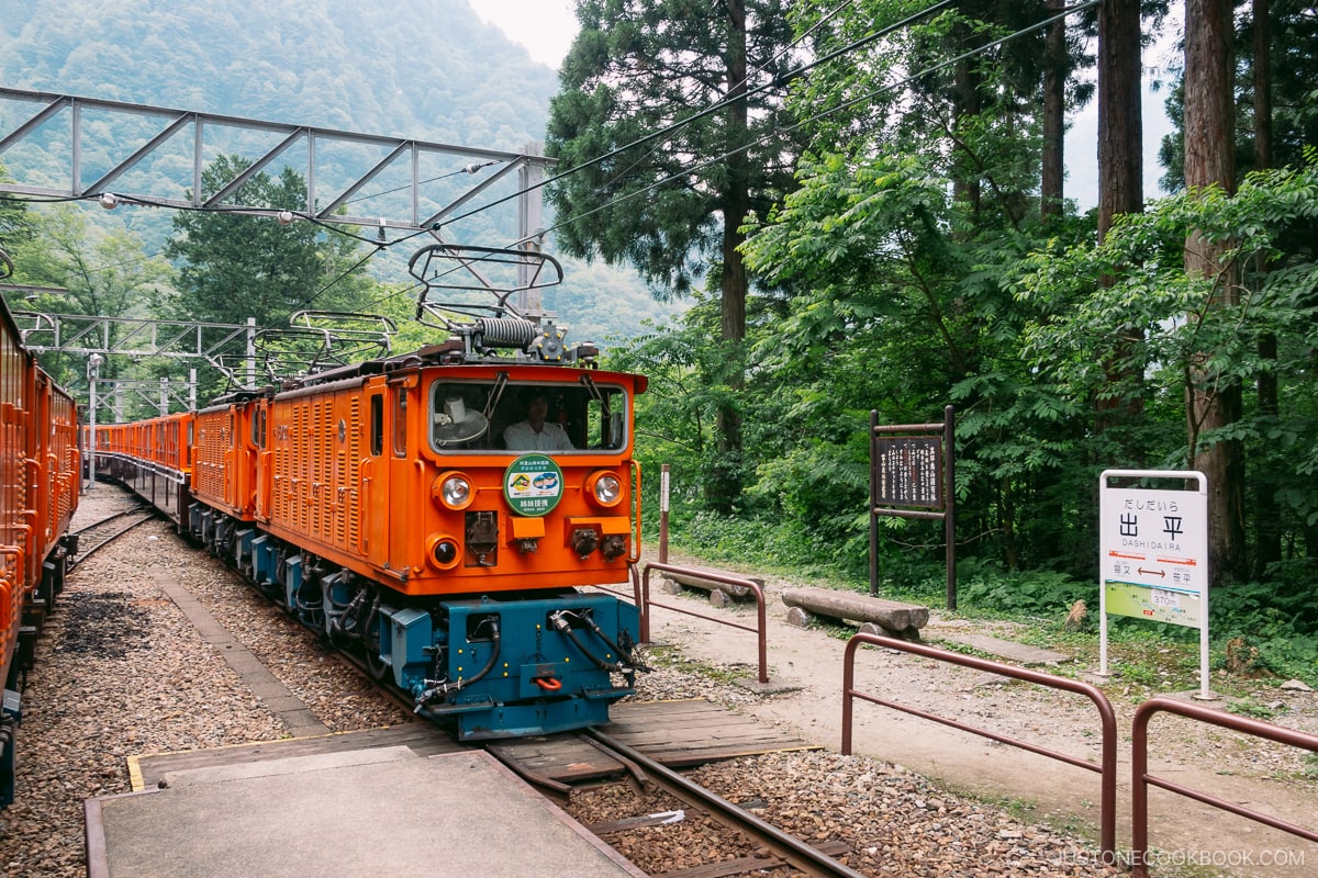 a Torokko train