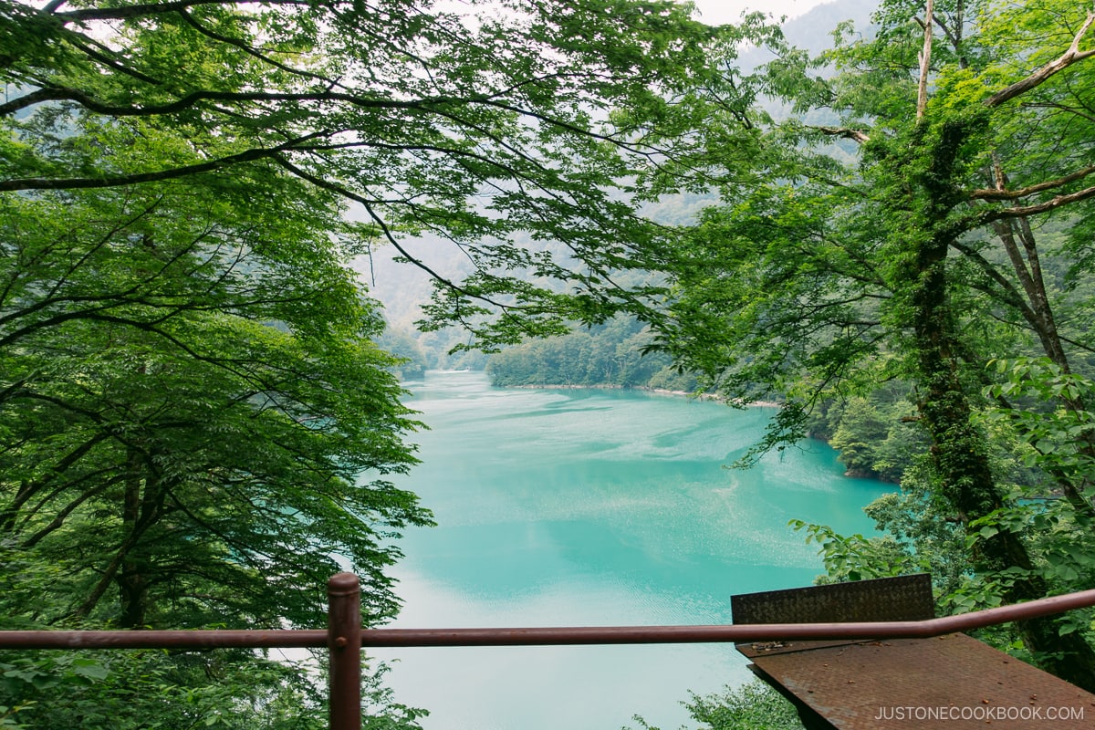 view of Kurobe River