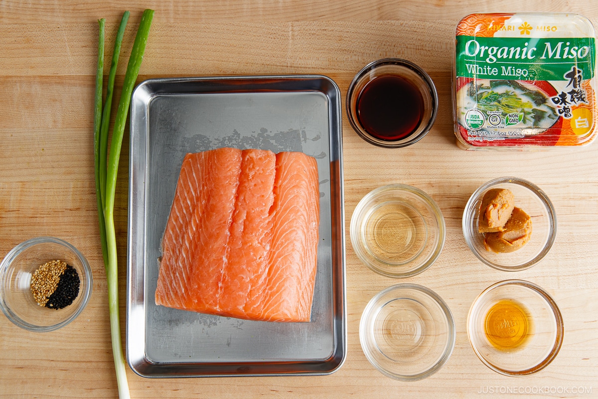 Miso Salmon Ingredients