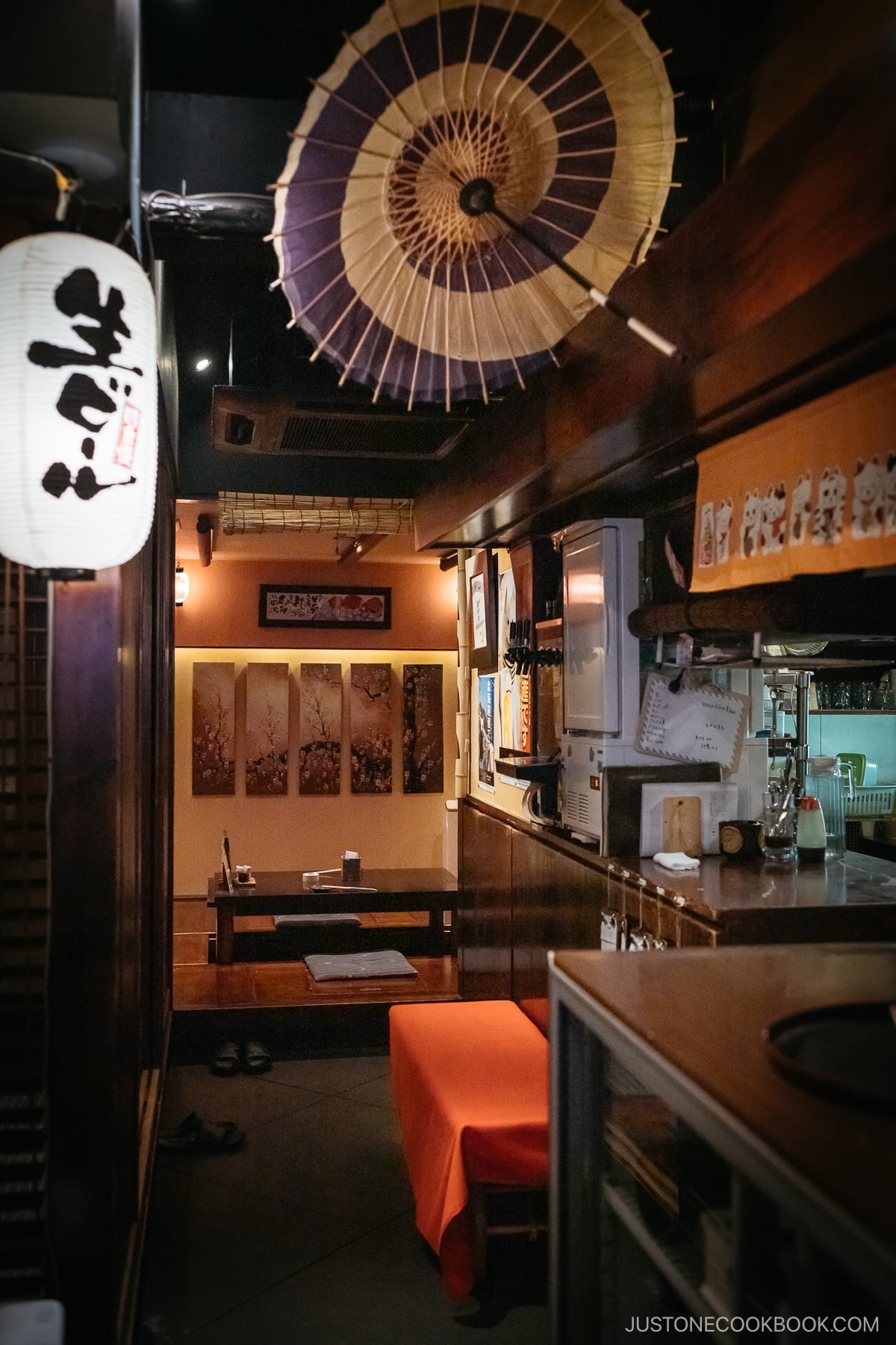 interior of an izakaya