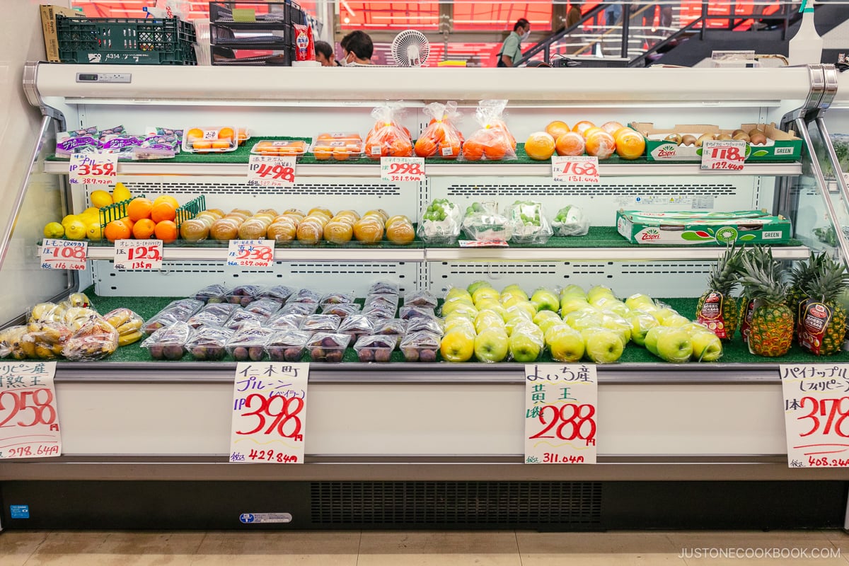 Fresh fruit on display