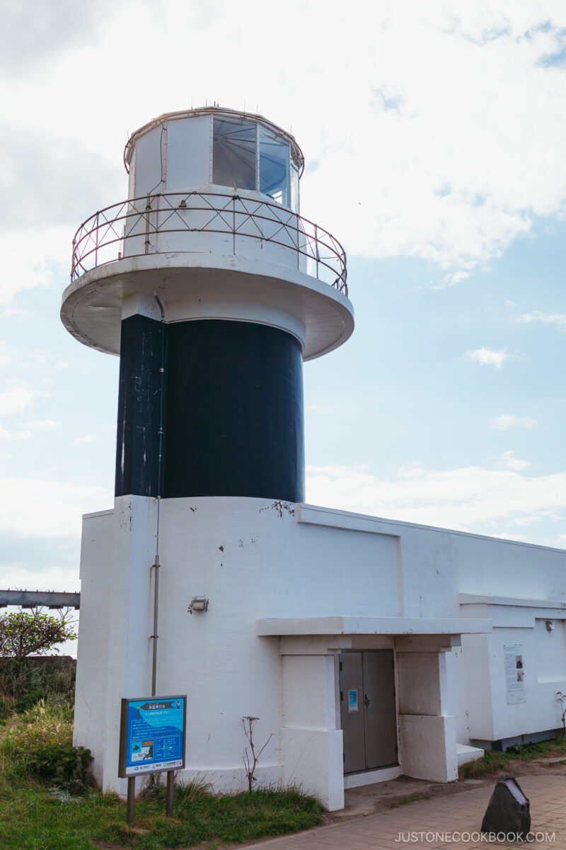 Lighthouse at the end of Cape Kamui