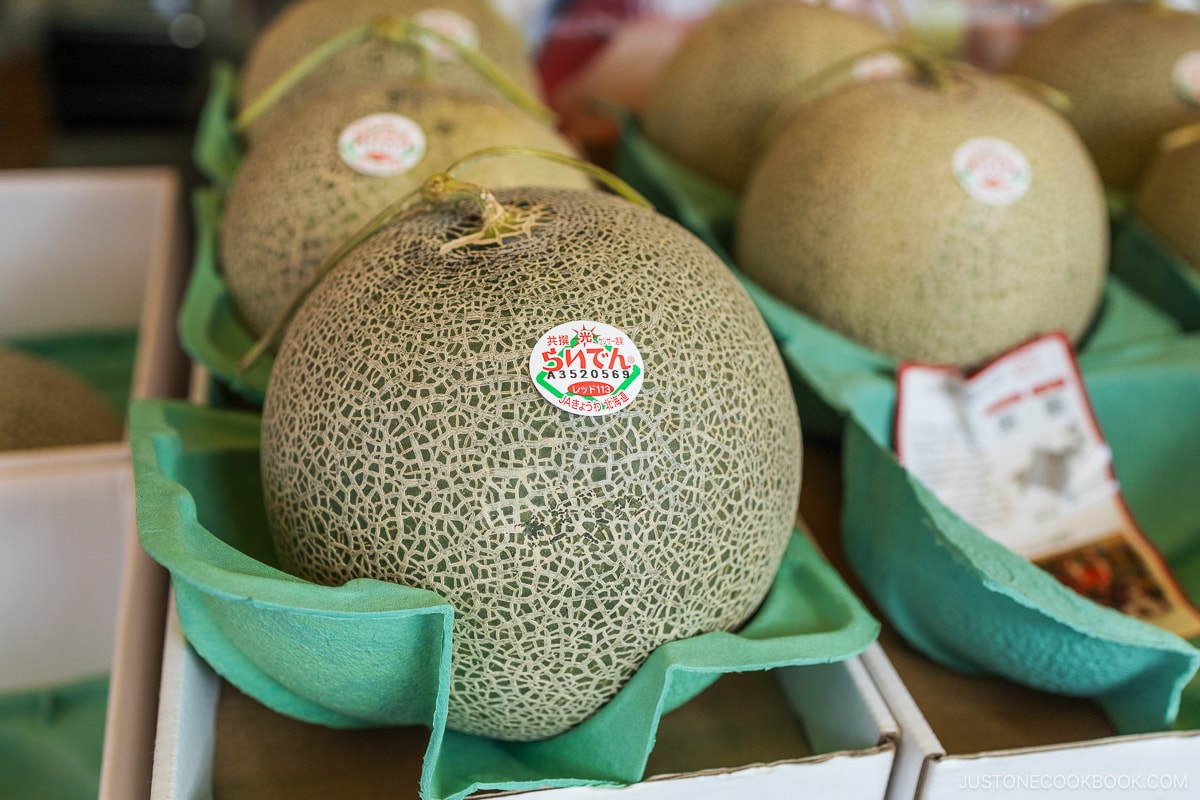 Whole Hokkaido melon