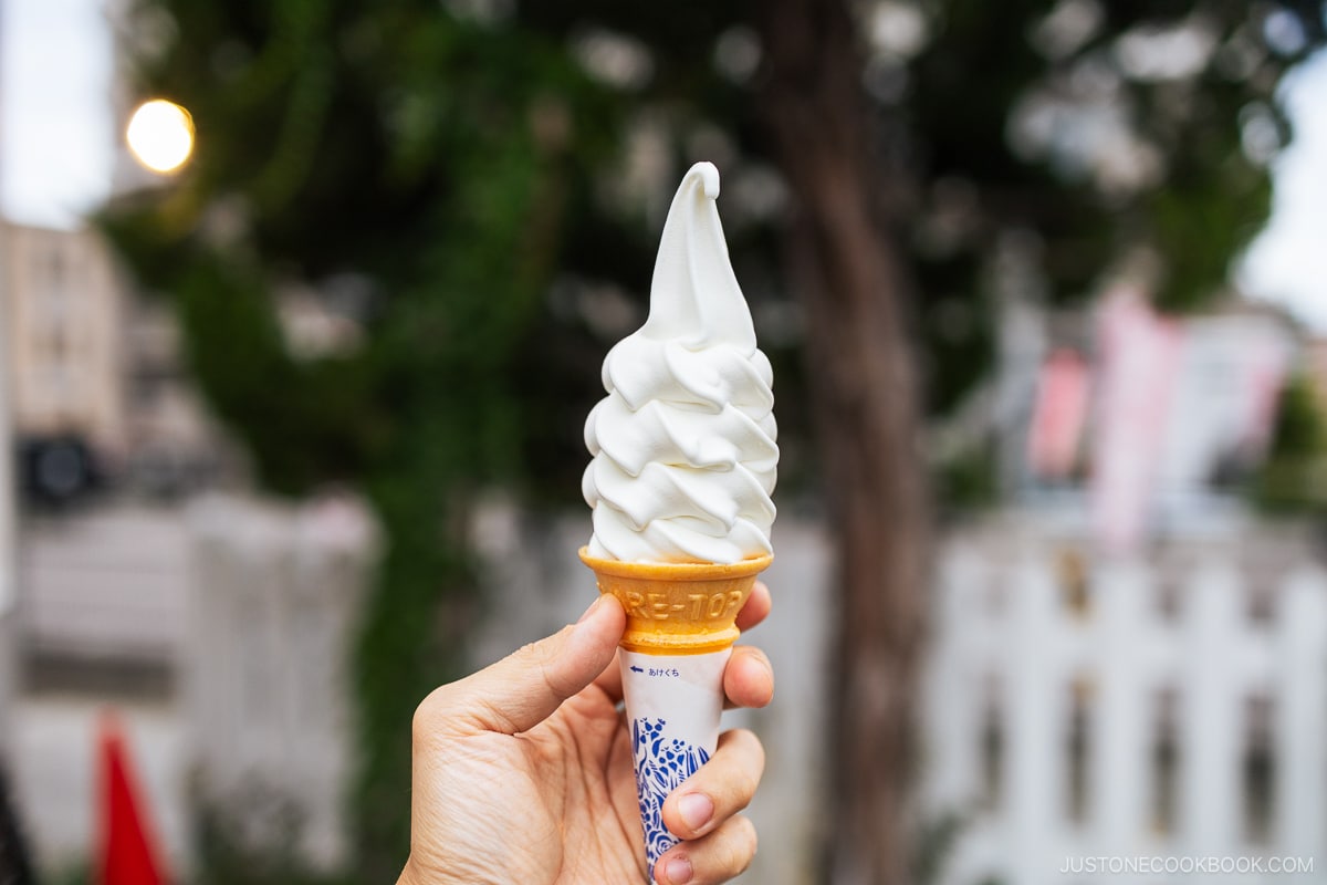 Hokkaido milk soft serve