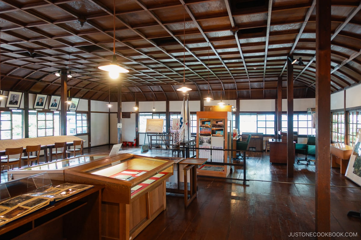 Takayama City Archives Museum interior exhibition hall