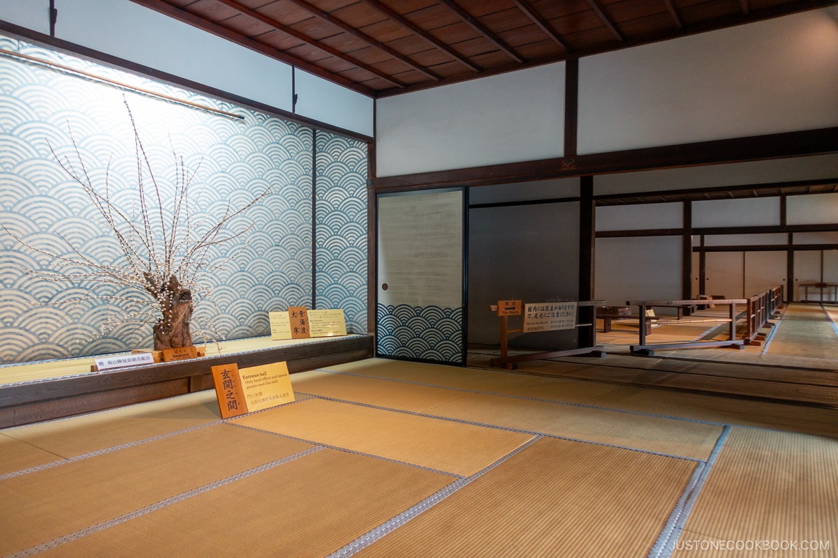 Takayama Jinya entrance hall with tatami floors