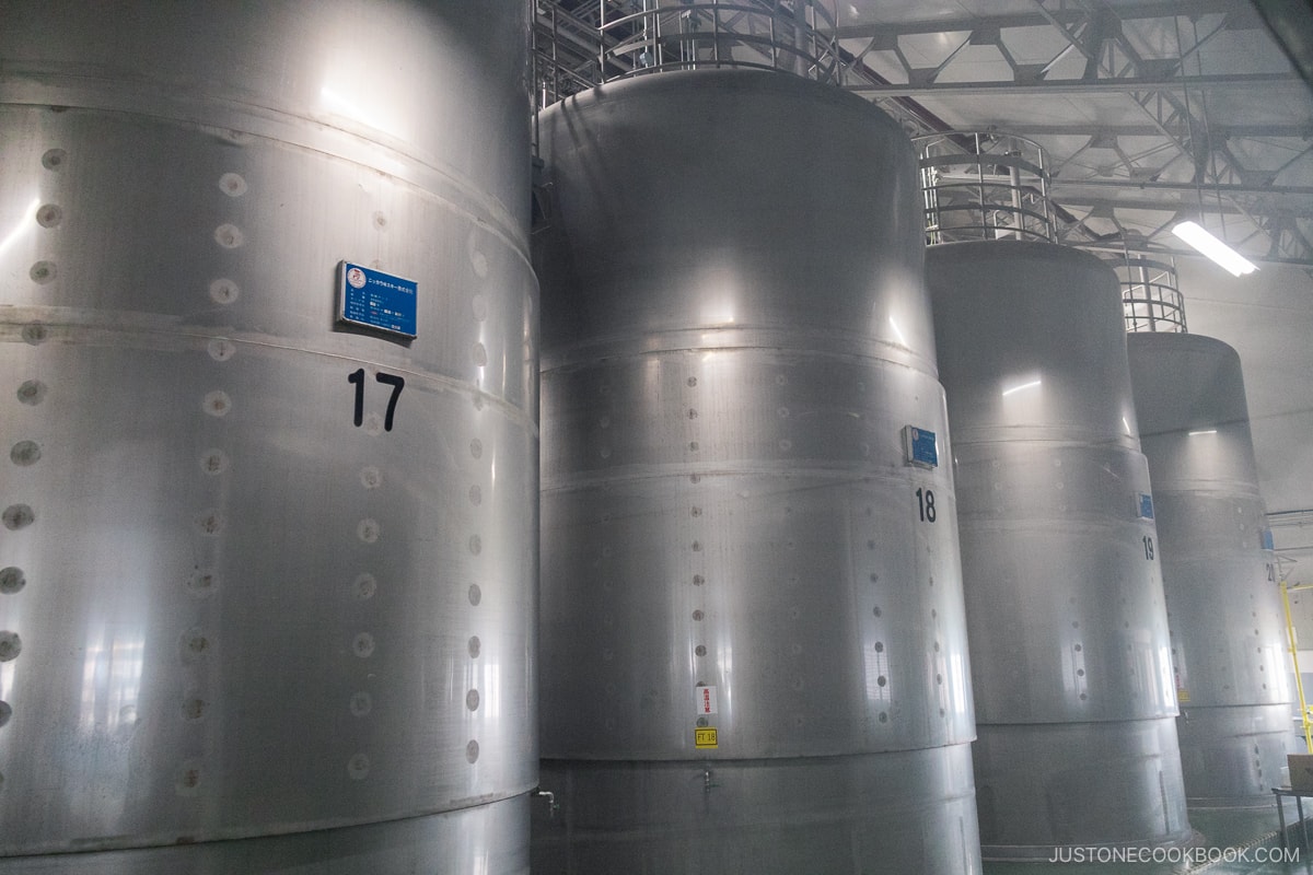 Fermentation tanks