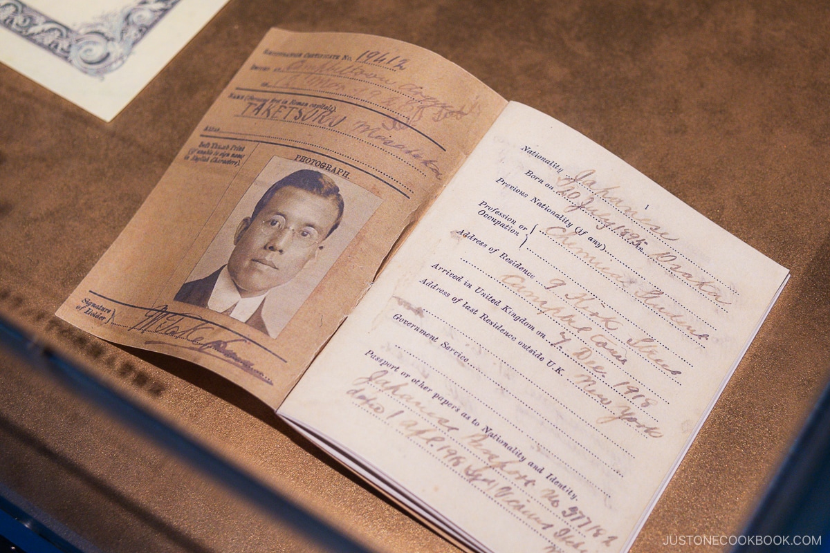 Masataka's passport