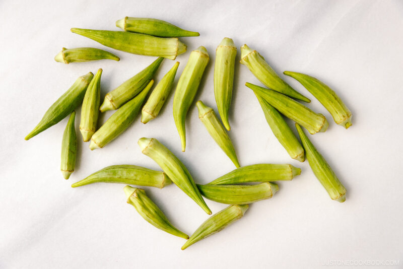 Okra Ohitashi (Japanese Okra Salad) オクラのおひたし • Just One Cookbook