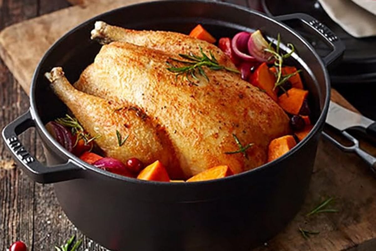 Staub 5.5-Quart Cast Iron Dutch Oven