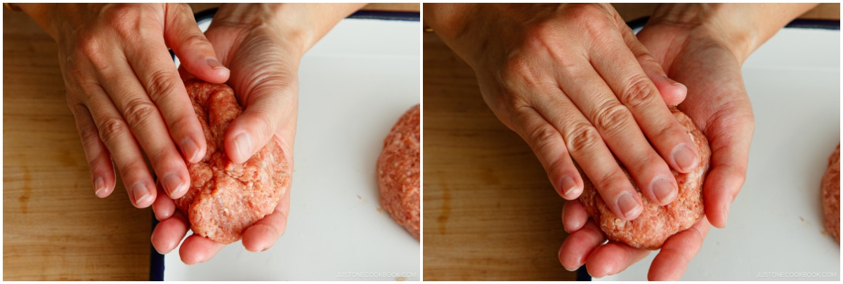 Cheese Stuffed Japanese Hamburger Steak 13