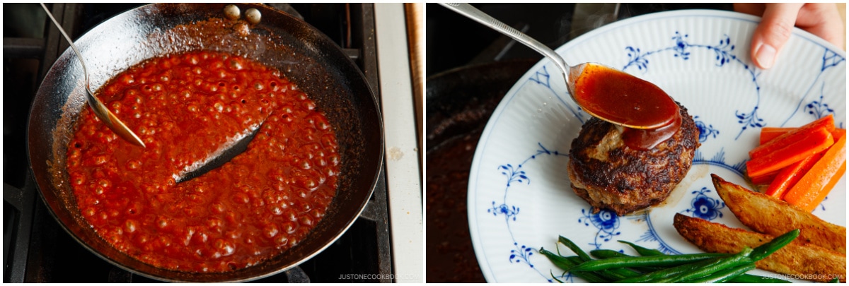 Cheese Stuffed Japanese Hamburger Steak 22