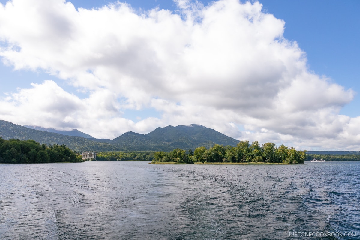 Lake Akan with Mount Meakan in the background