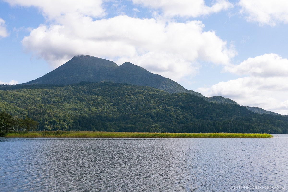 Lake Akan with Mount Oakan in the background