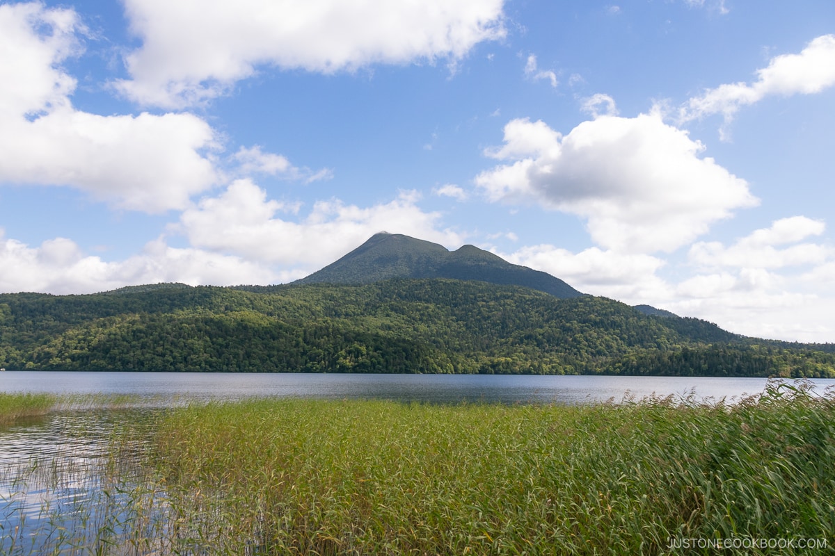 Lake Akan with Mount Oakan in the background