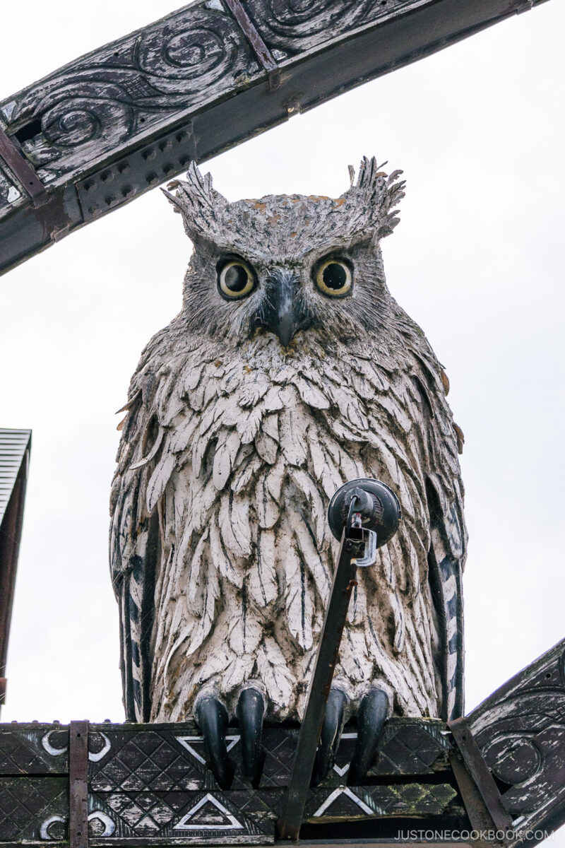 Owl statue