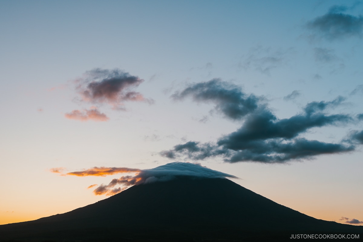 Mt Yotei at sunrise