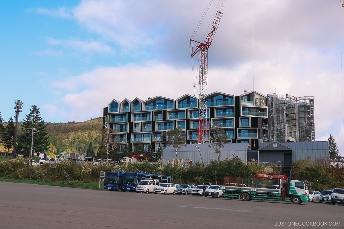 New buildings under construction