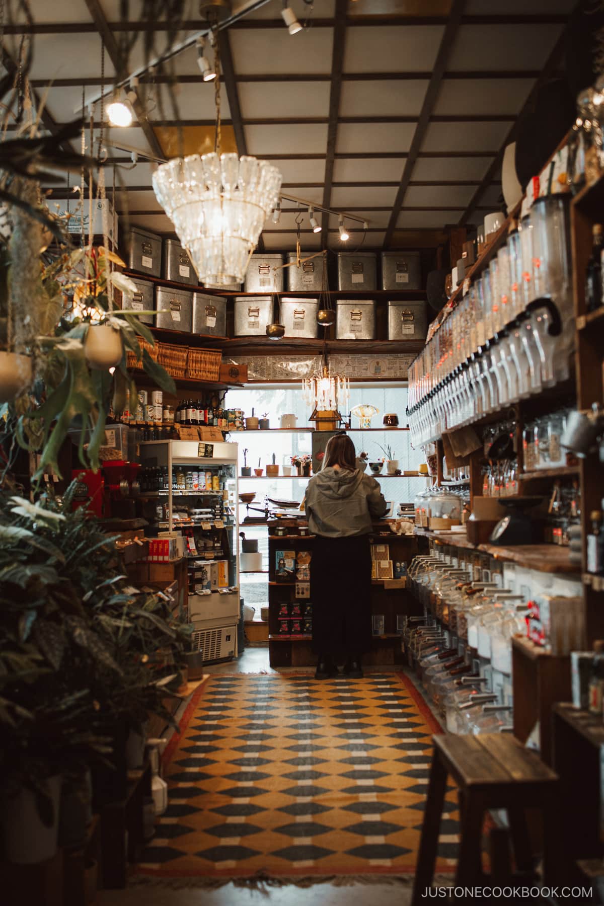 Inside of an organic shop