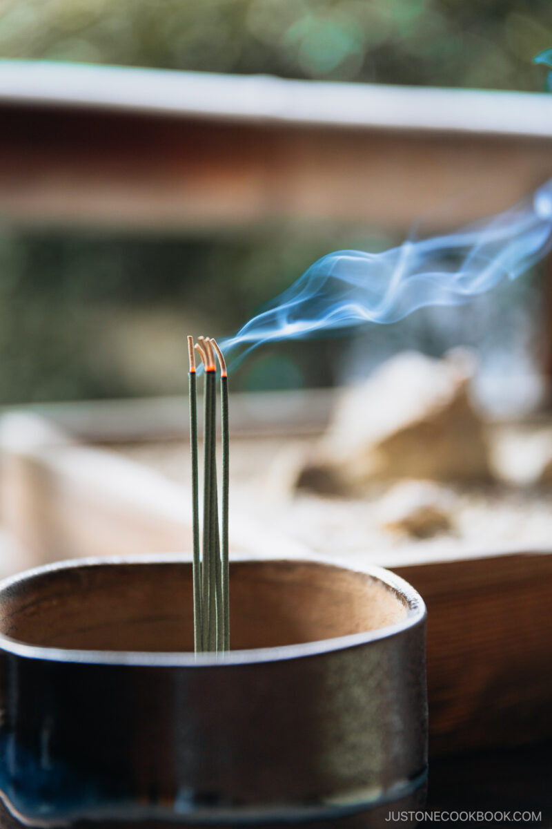 Incense burning