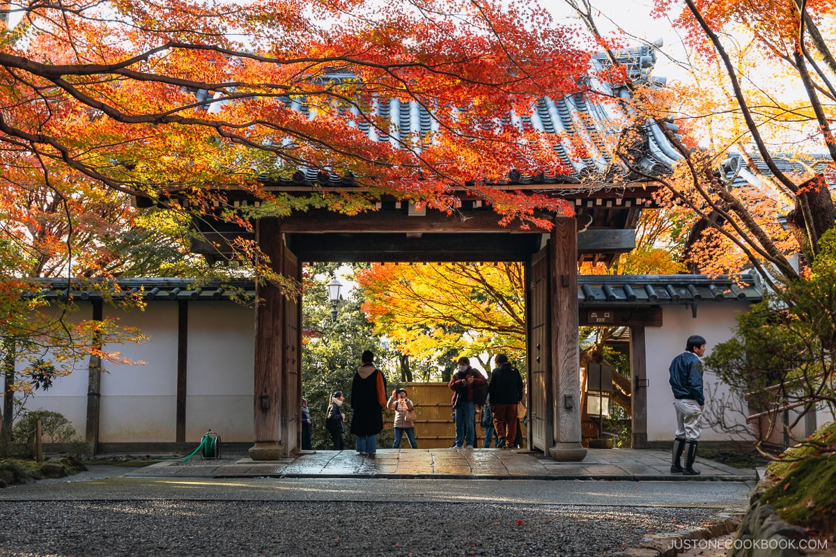 Entrance gate to Ryoan-Ji