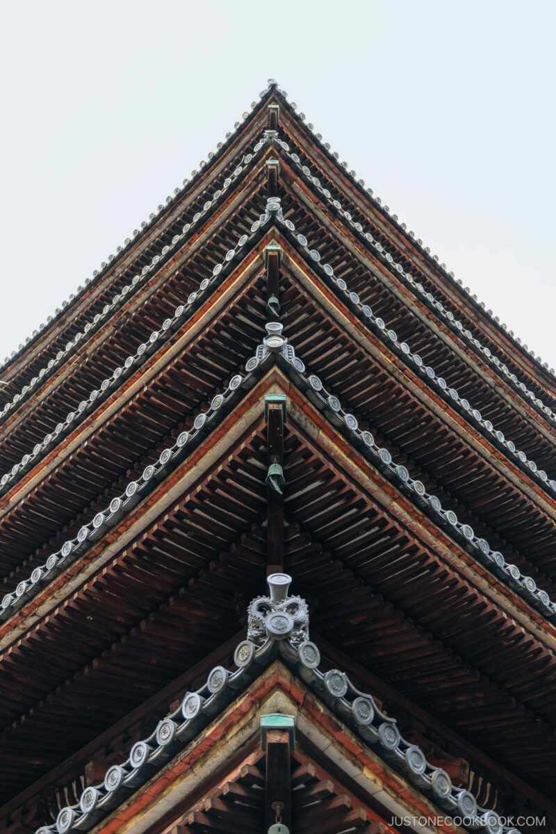 Pagoda roof detail