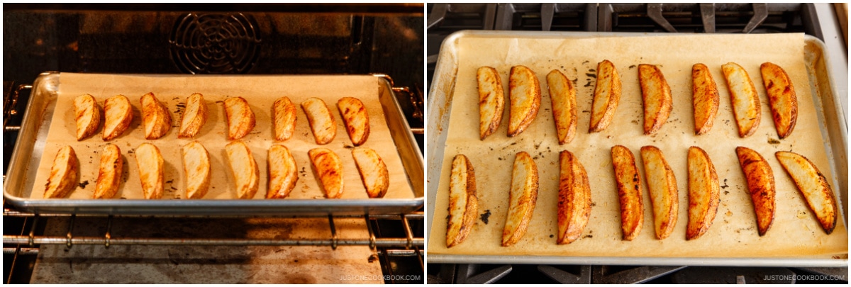 Crispy Baked Potato Wedges 9