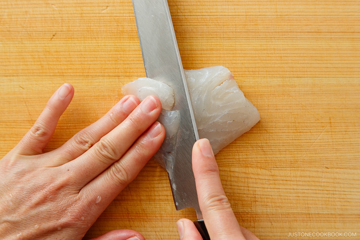 How to Plate Sashimi (Snapper)