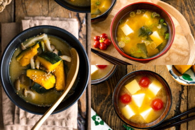 A collection of our easy and seasonal miso soup recipes!