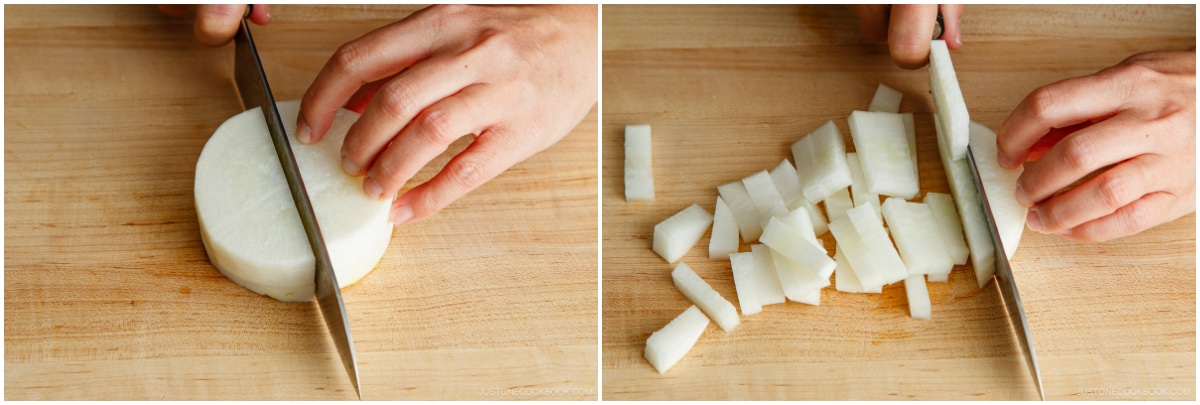 Daikon and Fried Tofu Miso Soup 2