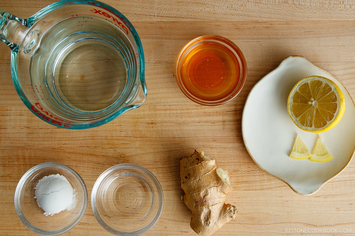 Honey Ginger Tea (Shogayu) Ingredients