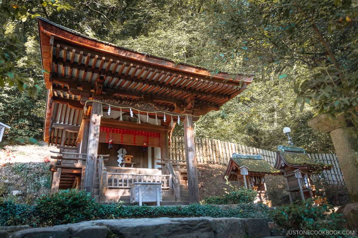 Wooden shrine