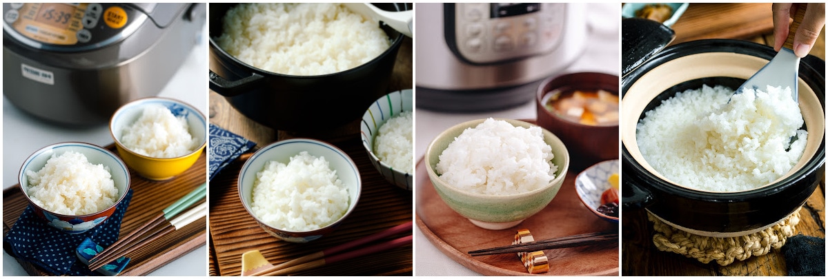 How to Cook Rice 4 Ways
