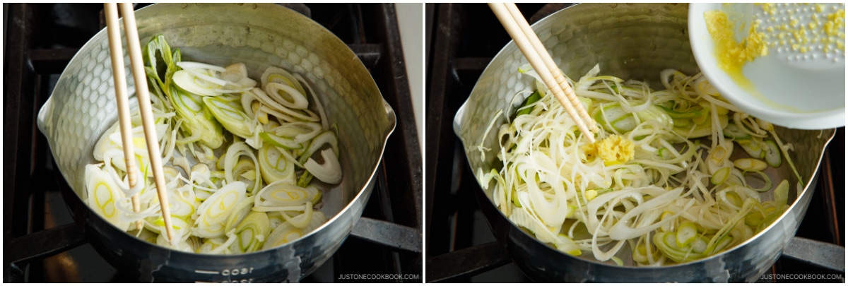 Miso Soup with Enoki Mushrooms and Ground Sesame 8