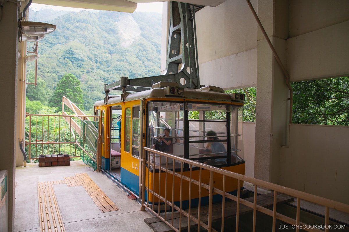 Mount Rokko ropeway in Arima Onsen