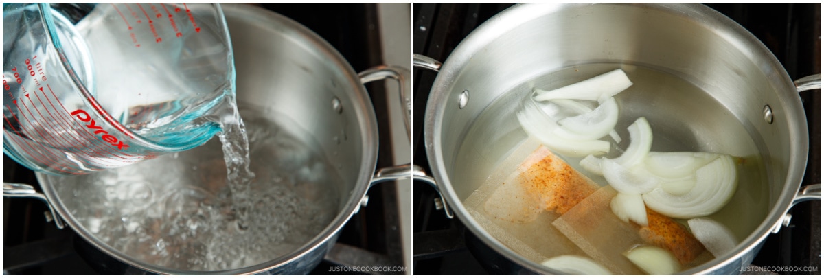 Cabbage and Onsen Tamago Miso Soup 2