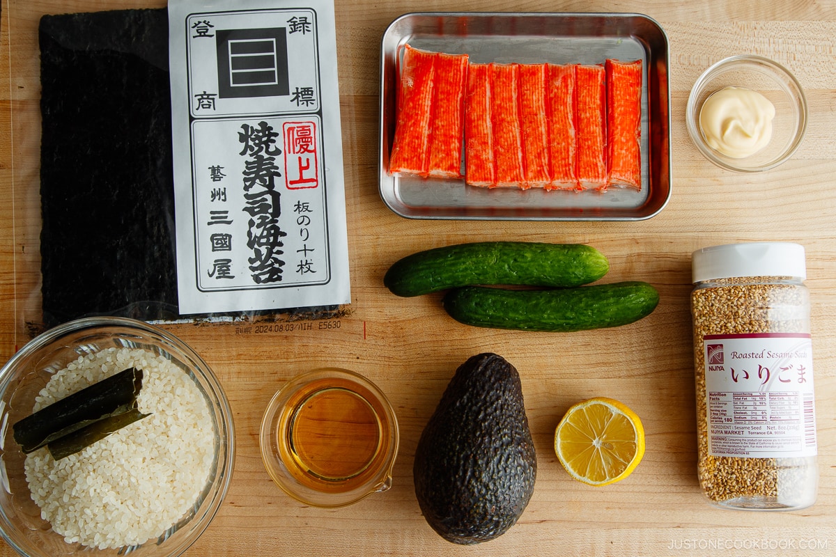 California Roll Ingredients